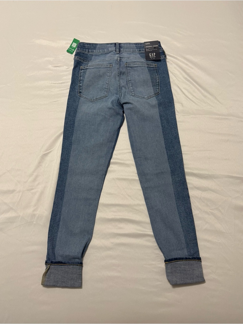 GAP Denim Two-Tone Universal Legging Super Stretch Jeans - Picture 5 of 7